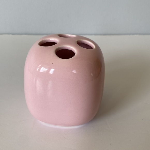 VINTAGE MCM pink toothbrush holder - Picture 6 of 10